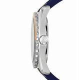 Emporio Armani Sportivo Chronograph Quartz Blue Dial Blue Rubber Strap Watch For Men - AR6045 Authentic Buy Shop Now