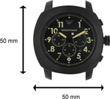 Emporio Armani Sportivo Chronograph Black Dial Black Leather Strap Watch for Men - AR6061 Authentic Buy Shop Now