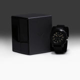 Emporio Armani Sportivo Chronograph Black Dial Black Leather Strap Watch for Men - AR6061 Authentic Buy Shop Now