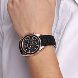 Emporio Armani Sigma Chronograph Black Dial Black SIlicon Strap Watch For Men - AR6066 Authentic Buy Shop Now