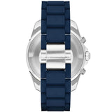 Emporio Armani Sigma Chronograph Blue Dial Blue Silicone Strap Watch for Men - AR6068 Authentic Buy Shop Now