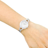 Emporio Armani Chiara Mother of Pearl Dial White Leather Strap Watch for Women - AR7353 Authentic Buy Shop Now