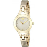 Emporio Armani Chiara Silver Dial Gold Steel Strap Watch for Women - AR7363 Authentic Buy Shop Now