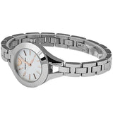 Emporio Armani Chiara Mother of Pearl Dial Silver Steel Strap Watch for Women - AR7425 Authentic Buy Shop Now