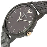 Emporio Armani Interchangeable Black Dial Black Steel Strap Watch For Men - AR80021 Authentic Buy Shop Now
