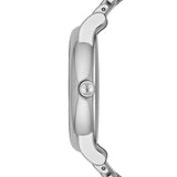 Emporio Armani Quartz White Dial Silver Steel Strap Watch For Men - AR90000 Authentic Buy Shop Now