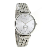 Emporio Armani Classic Silver Dial Silver Steel Strap Watch For Men - AR1819 Authentic Buy Shop Now
