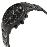 Emporio Armani Dress Chronograph Quartz Black Dial Black Stainless Steel Strap Watch For Men - AR2485 Authentic Buy Shop Now