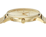 Armani Exchange Lola Analog Gold Dial Gold Mesh Strap Watch For Women - AX5536 Authentic Buy Shop Now
