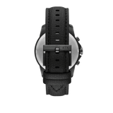 Armani Exchange Banks Chronograph Black Dial Black Leather Strap Watch For Men - AX1724 Authentic Buy Shop Now