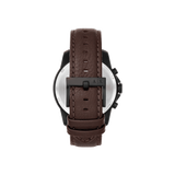 Armani Exchange Outerbanks Chronograph Black Dial Brown Leather Strap Watch For Men - AX1732 Authentic Buy Shop Now