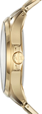 Armani Exchange Hampton Chronograph Black Dial Gold Steel Strap Watch For Men - AX2122 Authentic Buy Shop Now