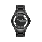 Armani Exchange Hampton Chronograph Black Dial Black Steel Strap Watch For Men - AX2189 Authentic Buy Shop Now