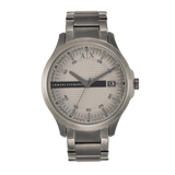 Armani Exchange Hampton Chronograph Grey Dial Grey Steel Strap Watch For Men - AX2194 Authentic Buy Shop Now