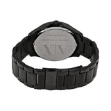 Armani Exchange Hampton Chronograph Black Dial Black Steel Strap Watch For Men - AX2150 Authentic Buy Shop Now