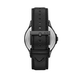 Armani Exchange Hampton Quartz Blue Dial Black Leather Strap Watch for Men - AX2411 Authentic Buy Shop Now