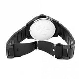 Armani Exchange Hampton Chronograph Black Dial Black Steel Strap Watch For Men - AX2104 Authentic Buy Shop Now