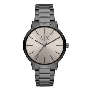 Armani Exchange Cayde Analog Grey Dial Grey Steel Strap Watch For Men - AX2722 Authentic Buy Shop Now