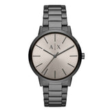 Armani Exchange Cayde Analog Grey Dial Grey Steel Strap Watch For Men - AX2722 Authentic Buy Shop Now