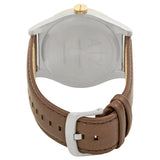Armani Exchange Nico Quartz Blue Dial Brown Leather Strap Watch For Men - AX2334 Authentic Buy Shop Now