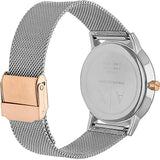 Armani Exchange Lola Analog White Dial Silver Mesh Strap Watch For Women - AX5537 Authentic Buy Shop Now