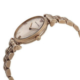 Emporio Armani T-Bar Gianni Rose Gold Dial Rose Gold Steel Strap Watch For Women - AR11059 Authentic Buy Shop Now