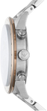 Emporio Armani Mario Chronograph Beige Dial Silver Steel Strap Watch For Men - AR11352 Authentic Buy Shop Now