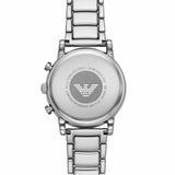 Emporio Armani Luigi Chronograph Blue Dial Silver Steel Strap Watch For Men - AR11132 Authentic Buy Shop Now