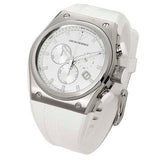 Emporio Armani Sportivo Analog Quartz White Dial White Rubber Strap Watch For Men - AR6103 Authentic Buy Shop Now