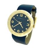 Marc Jacobs Blade Blue Dial Blue Leather Strap Watch for Women - MBM1224 Authentic Buy Shop Now