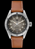Tag Heuer Autavia Isograph Grey Dial Calfskin Brown Leather Strap Watch for Men - WBE5111.FC8267 Authentic Buy Shop Now