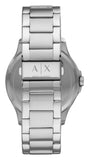 Armani Exchange Hampton Chronograph Black Dial Silver Steel Strap Watch For Men - AX2103 Authentic Buy Shop Now