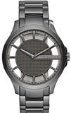 Armani Exchange Hampton Chronograph Grey Dial Grey Steel Strap Watch For Men - AX2188 Authentic Buy Shop Now