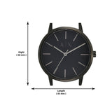 Armani Exchange Cayde Analog Black Dial Black Steel Strap Watch For Men - AX2701 Authentic Buy Shop Now