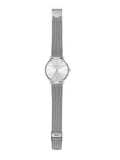Armani Exchange Lola Analog Silver Dial Silver Mesh Strap Watch For Women - AX5535 Authentic Buy Shop Now