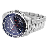 Coach Kent Chronograph Blue Dial Silver Steel Strap Watch for Men - 14602555 Authentic Buy Shop Now