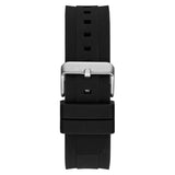 Guess Empire Chronograph Black Dial Black Silicon Strap Watch For Men - GW0583G1 Authentic Buy Shop Now