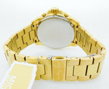 Michael Kors Wren Chronograph Gold Dial Gold Steel Strap Watch For Men - MK8928 Authentic Buy Shop Now