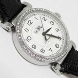 Coach Madison White Dial Black Leather Strap Watch for Women - 14502399 Authentic Buy Shop Now