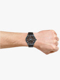 Guess Delancy Analog Brown Dial Brown Leather Strap Watch For Men - W0870G3 Authentic Buy Shop Now
