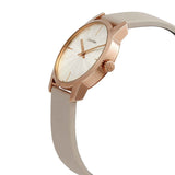 Calvin Klein City Silver Dial White Leather Strap Watch for Women - K2G236X6 Authentic Buy Shop Now