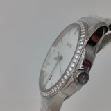 Gucci G Timeless Mother of Pearl White Dial Silver Steel Strap Watch For Women - YA126444 Authentic Buy Shop Now