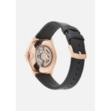 Emporio Armani Meccanico Black Dial Black Leather Watch For Men - AR60004 Authentic Buy Shop Now