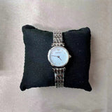 Emporio Armani Gianni Blue Dial Silver Steel Strap Watch For Women - AR1961 Authentic Buy Shop Now