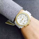Michael Kors Runway White Dial White Steel Strap Watch for Women - MK5237 Authentic Buy Shop Now
