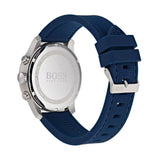Hugo Boss Professional Chronograph Blue Dial Blue Silicone Strap Watch for Men - 1513526 Authentic Buy Shop Now
