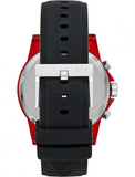 Armani Exchange Outerbanks Chronograph Black Dial Black Silicone Strap Watch For Men - AX1338 Authentic Buy Shop Now