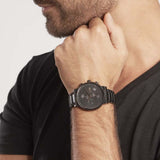 Hugo Boss Integrity Black Dial Black Steel Strap Watch for Men - 1513780 Authentic Buy Shop Now