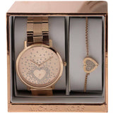 Michael Kors Jaryn Rose Gold Dial Rose Gold Steel Strap Watch for Women - MK3621 Authentic Buy Shop Now