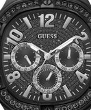 Guess Duke Glitz Crystals Black Dial Black Steel Strap Watch For Men - GW0576G3 Authentic Buy Shop Now